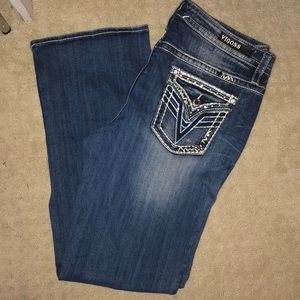 Vigoss Sequin Flap Pocket Boot Cut S12/L32